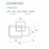 NOWOŚĆ MAXLIGHT W0233D KINKIET LED GEOMETRIC CZARNY - NOWY ŚCIEMNIALNY