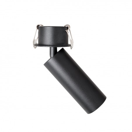 NOWOŚĆ MAXLIGHT H0125 LAMPA SUFITOWA HALO C BLACK PODTYNKOWA