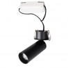 NOWOŚĆ MAXLIGHT H0125 LAMPA SUFITOWA HALO C BLACK PODTYNKOWA