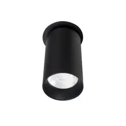 NOWOŚĆ MAXLIGHT H0127 LAMPA SUFITOWA HALO D BLACK PODTYNKOWA