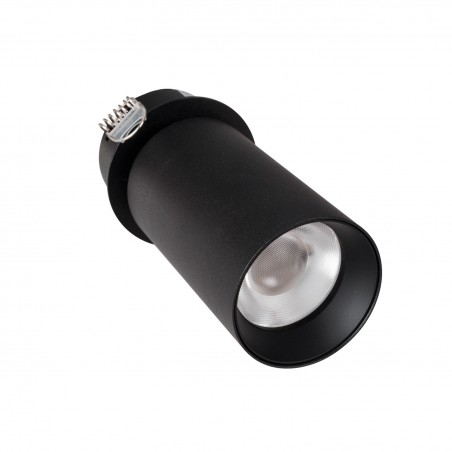 NOWOŚĆ MAXLIGHT H0127 LAMPA SUFITOWA HALO D BLACK PODTYNKOWA