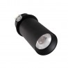 NOWOŚĆ MAXLIGHT H0127 LAMPA SUFITOWA HALO D BLACK PODTYNKOWA