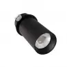 NOWOŚĆ MAXLIGHT H0127 LAMPA SUFITOWA HALO D BLACK PODTYNKOWA