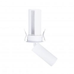NOWOŚĆ MAXLIGHT H0128 LAMPA SUFITOWA HALO E WHITE PODTYNKOWA