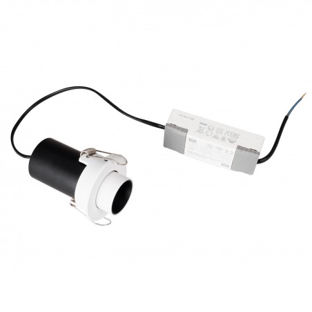 NOWOŚĆ MAXLIGHT H0128 LAMPA SUFITOWA HALO E WHITE PODTYNKOWA