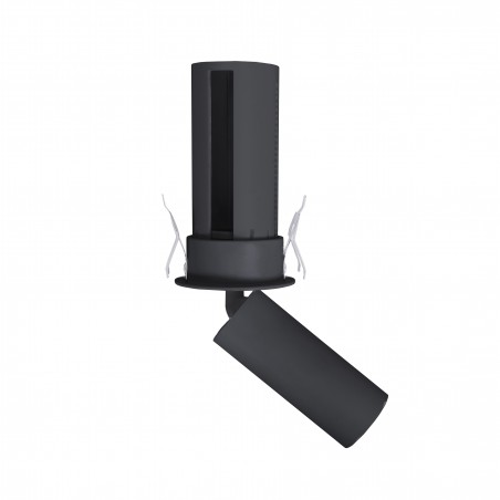 NOWOŚĆ MAXLIGHT H0129 LAMPA SUFITOWA HALO E BLACK PODTYNKOWA