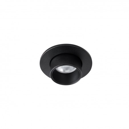 NOWOŚĆ MAXLIGHT H0129 LAMPA SUFITOWA HALO E BLACK PODTYNKOWA
