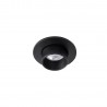 NOWOŚĆ MAXLIGHT H0129 LAMPA SUFITOWA HALO E BLACK PODTYNKOWA
