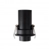 NOWOŚĆ MAXLIGHT H0129 LAMPA SUFITOWA HALO E BLACK PODTYNKOWA