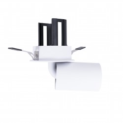 NOWOŚĆ MAXLIGHT H0130 LAMPA SUFITOWA HALO F WHITE PODTYNKOWA