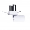 NOWOŚĆ MAXLIGHT H0130 LAMPA SUFITOWA HALO F WHITE PODTYNKOWA