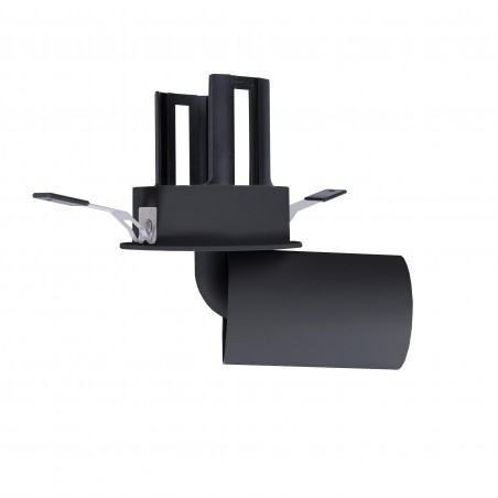 NOWOŚĆ MAXLIGHT H0131 LAMPA SUFITOWA HALO F BLACK PODTYNKOWA