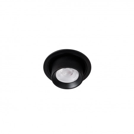 NOWOŚĆ MAXLIGHT H0131 LAMPA SUFITOWA HALO F BLACK PODTYNKOWA