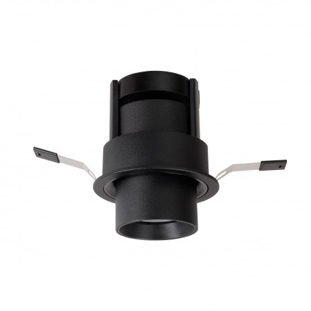 NOWOŚĆ MAXLIGHT H0131 LAMPA SUFITOWA HALO F BLACK PODTYNKOWA