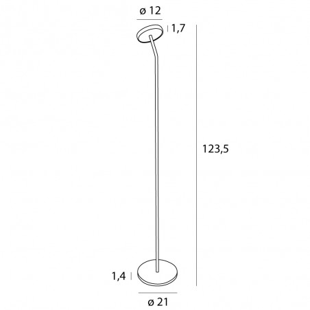 NOWOŚĆ MAXLIGHT F0060 LAMPA PODŁOGOWA IBIZA