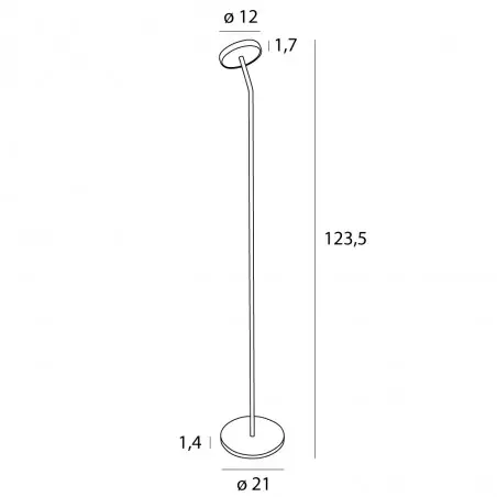 NOWOŚĆ MAXLIGHT F0060 LAMPA PODŁOGOWA IBIZA