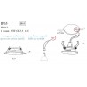 NOWOŚĆ MAXLIGHT H0043 OPRAWA WPUSTOWA OKRĄGŁA IP65 CHROM
