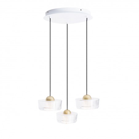 NOWOŚĆ MAXLIGHT P0543 LAMPA WISZĄCA LIPARI III ROUND