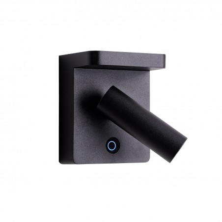 NOWOŚĆ MAXLIGHT W0374 LOFER KINKIET CZARNY 7W 364LM 3000K