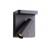 NOWOŚĆ MAXLIGHT W0374 LOFER KINKIET CZARNY 7W 364LM 3000K
