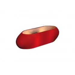 NOWOŚĆ MAXLIGHT 8001R KINKIET MANANA CZERWONY 1x100W R7S