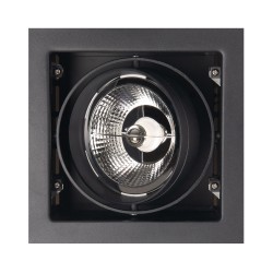 NOWOŚĆ MAXLIGHT H0048 OPRAWA WPUSTOWA MATRIX I CZARNA AR111 GU10 230V