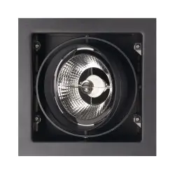 NOWOŚĆ MAXLIGHT H0048 OPRAWA WPUSTOWA MATRIX I CZARNA AR111 GU10 230V