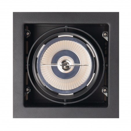 NOWOŚĆ MAXLIGHT H0048 OPRAWA WPUSTOWA MATRIX I CZARNA AR111 GU10 230V