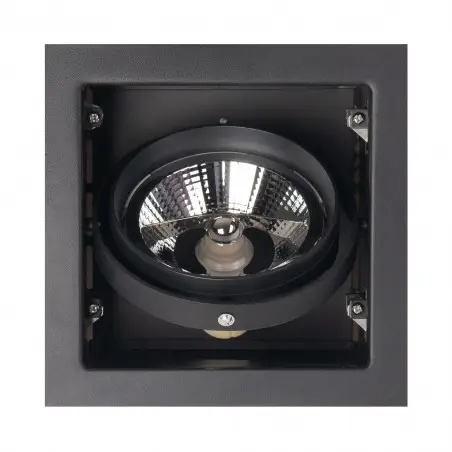 NOWOŚĆ MAXLIGHT H0048 OPRAWA WPUSTOWA MATRIX I CZARNA AR111 GU10 230V