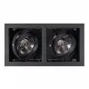 NOWOŚĆ MAXLIGHT H0049 OPRAWA WPUSTOWA MATRIX II CZARNA AR111 GU10 230V