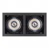 NOWOŚĆ MAXLIGHT H0049 OPRAWA WPUSTOWA MATRIX II CZARNA AR111 GU10 230V
