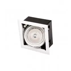 NOWOŚĆ MAXLIGHT H0059 OPRAWA WPUSTOWA MATRIX I BIAŁA AR111 GU10 230V