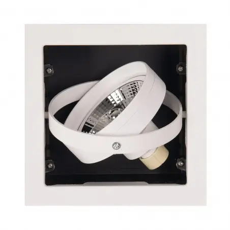 NOWOŚĆ MAXLIGHT H0059 OPRAWA WPUSTOWA MATRIX I BIAŁA AR111 GU10 230V