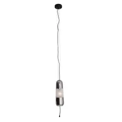 NOWOŚĆ MAXLIGHT P0590 LAMPA WISZĄCA MAURI 1 SMOKY GLASS