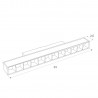 NOWOŚĆ MAXLIGHT M0004Z LAMPA MAGNETYCZNA LINIOWA SYSTEM ZIGBEE 12W 666LM 2700/5000K 