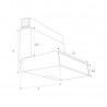 NOWOŚĆ MAXLIGHT M0007Z LAMPA MAGNETYCZNA ŁAMANA SYSTEM ZIGBEE 6W 323LM 2700/5000K