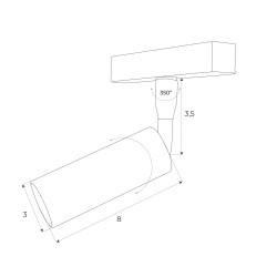 NOWOŚĆ MAXLIGHT M0008Z REFLEKTOR MAGNETYCZNY SYSTEM ZIGBEE 5W 361LM 2700/5000K