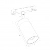 NOWOŚĆ MAXLIGHT M0009Z REFLEKTOR MAGNETYCZNY SYSTEM ZIGBEE 12W 664LM 2700/5000K