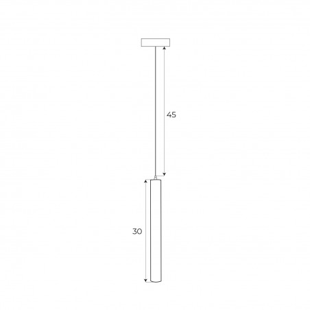 NOWOŚĆ MAXLIGHT M0012D LAMPA WISZĄCA MAGNETYCZNA SYSTEM DALI 5W 361LM 3000K