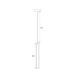 NOWOŚĆ MAXLIGHT M0012N LAMPA WISZĄCA MAGNETYCZNA SYSTEM ON/OFF 5W 361LM 3000K