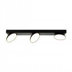 Reflektorek Castelio  SPL-31976-3B-BK Italux czarny stal, aluminium, tworzywo sztuczne
