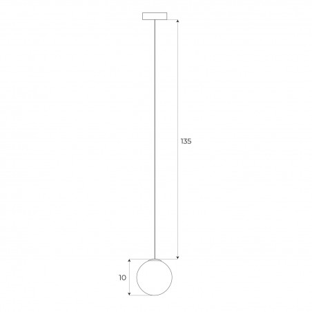 NOWOŚĆ MAXLIGHT M0017N LAMPA WISZĄCA  MAGNETYCZNA SYSTEM ON/OFF 6W 525LM 3000K