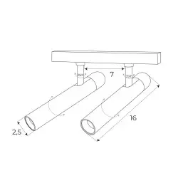 NOWOŚĆ MAXLIGHT M0020D REFLEKTOR MAGNETYCZNY PODWÓJNY SYSTEM DALI 10W 666LM 3000K