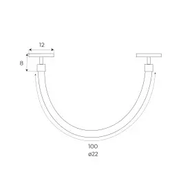 NOWOŚĆ MAXLIGHT M0021N LAMPA MAGNETYCZNA SYSTEM ON/OFF 15W 1028LM 3000K