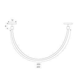NOWOŚĆ MAXLIGHT M0022N LAMPA MAGNETYCZNA SYSTEM ON/OFF 20W 1404LM 3000K