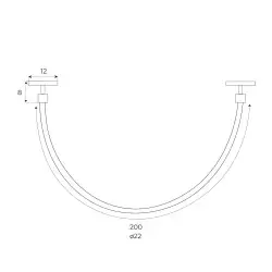 NOWOŚĆ MAXLIGHT M0022N LAMPA MAGNETYCZNA SYSTEM ON/OFF 20W 1404LM 3000K