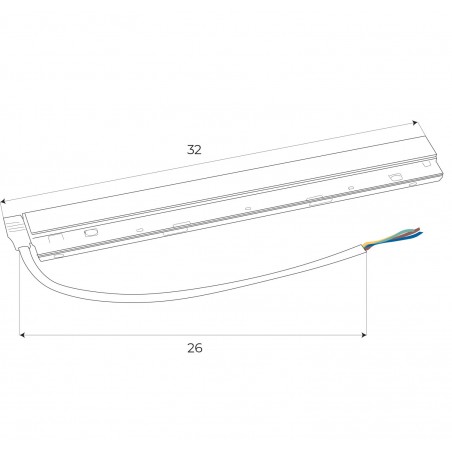 NOWOŚĆ MAXLIGHT MA0005 Zasilacz wewnętrzny 200W do szyn magnetycznych