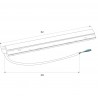 NOWOŚĆ MAXLIGHT MA0005 Zasilacz wewnętrzny 200W do szyn magnetycznych