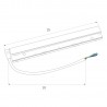 NOWOŚĆ MAXLIGHT MA0006 Zasilacz wewnętrzny DALI 100W do szyn magnetycznych