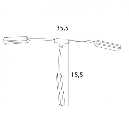 NOWOŚĆ MAXLIGHT MA0016 Łączenie zasilania do łącznika mechanicznego T